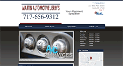 Desktop Screenshot of martinautomotivejerrys.com